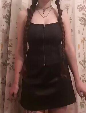 a slow zipper reveal