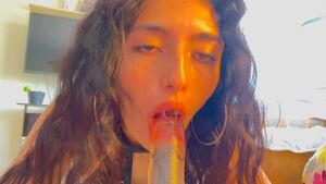 Split Tongues Ahegao Amateur Deepthroat Saliva