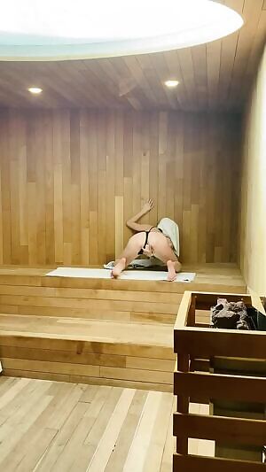 Getting myself off in a public sauna, thinking about how hot you all make me...