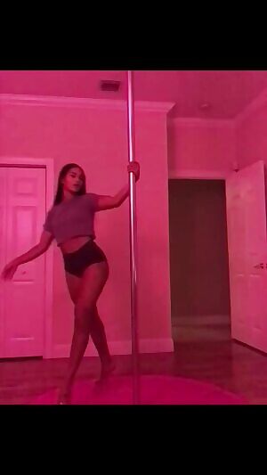 Pole dance routine