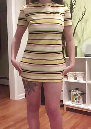 thought stripes were supposed to enhance curves, but this dress seems pretty good at hiding what i've got going on underneath