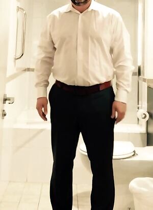 Finished work and time to get changed.