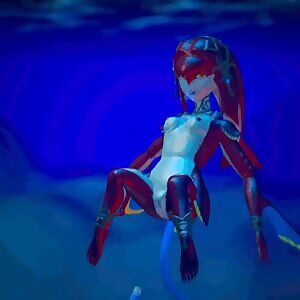 Mipha gets fucked underwater