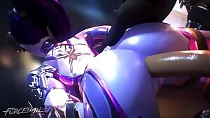 Widowmaker getting fucked from behind