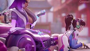 Sombra having fun with D.va