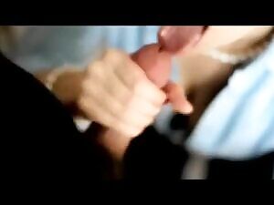 Nibbling on each spurt of cum.