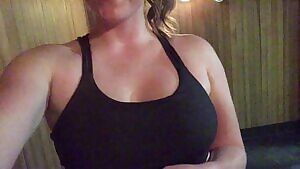 A sweaty titty drop